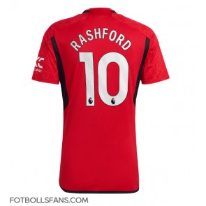 Manchester United Marcus Rashford #10 Replika Hemmatröja 2023-24 Kortärmad